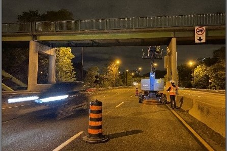 Coating of 8 Bridges Over the Don Valley Parkway (2022 – ongoing) 2