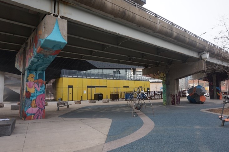 Don Valley Parkway and Eastern Avenue Interchange 1