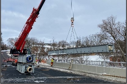 Utility Bridge – Force Mail Bridge over Laurel Creek 4